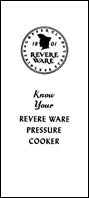 Know your Revere pressure cooker
