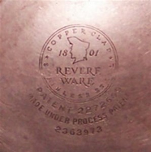 Revere Ware stamp logo