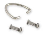 Pan/skillet 2-screw handle hardware set (small handles)