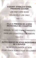 Dial control electric pressure cooker manual
