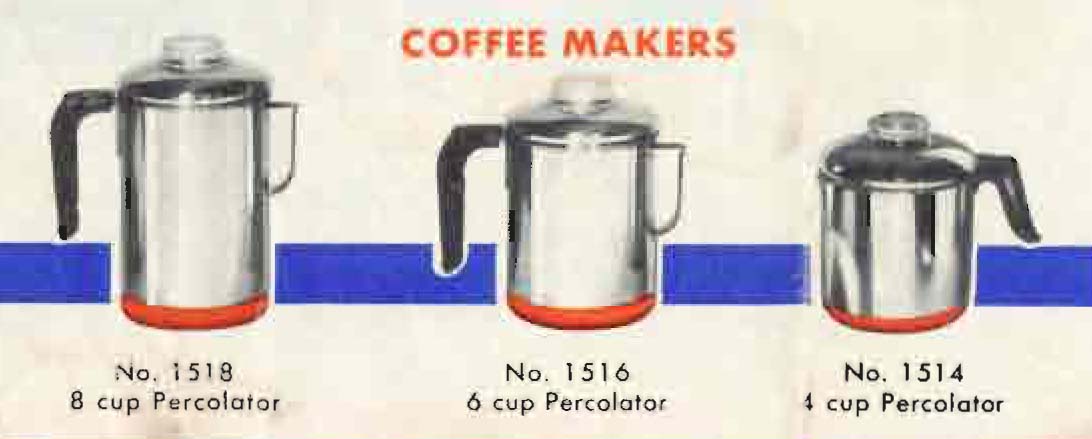 6 deals cup percolator