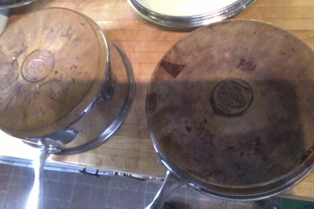 How To Clean Copper Bottom Pans (Revere Ware), Only 2 items needed