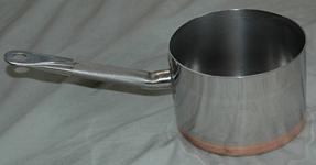 RARE 8 PC. REVERE WARE 1938 to 1948 COPPER BOTTOM STAINLESS STEEL COOKWARE  SET