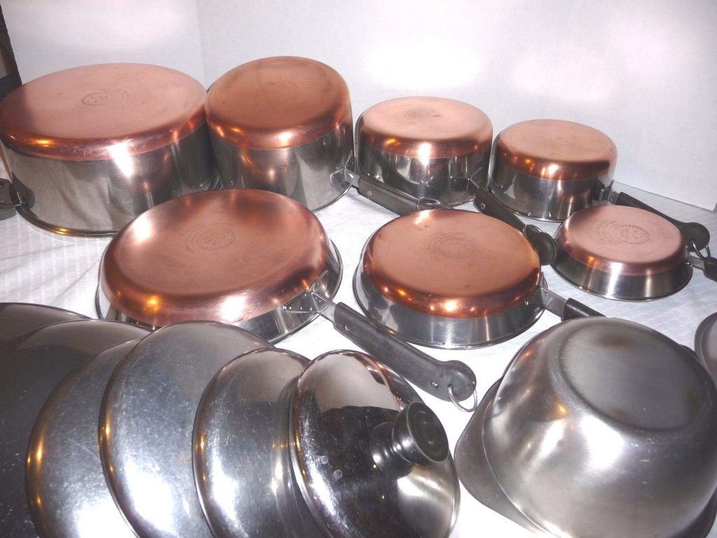 Sold at Auction: Pre-Owned Revere Ware Pots / Pans and More