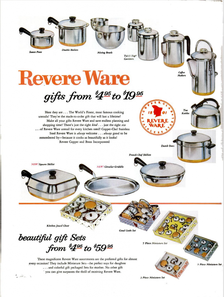 An American Classic: Revere Ware Pots and Pans