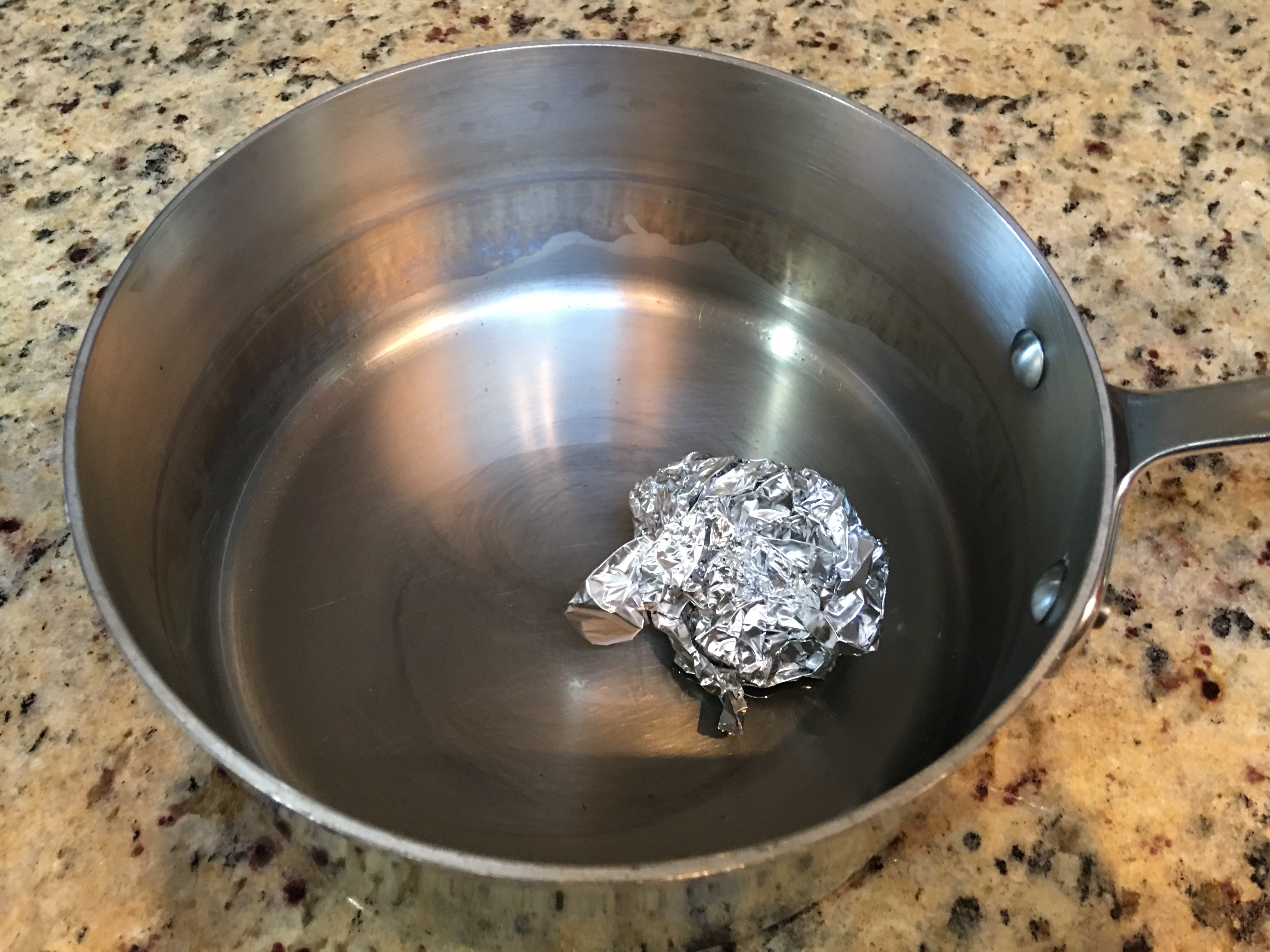 New trick for removing hard water stains from stainless steel