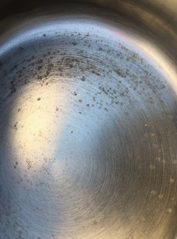 What are these spots at the bottom of my stainless steel pot? : r