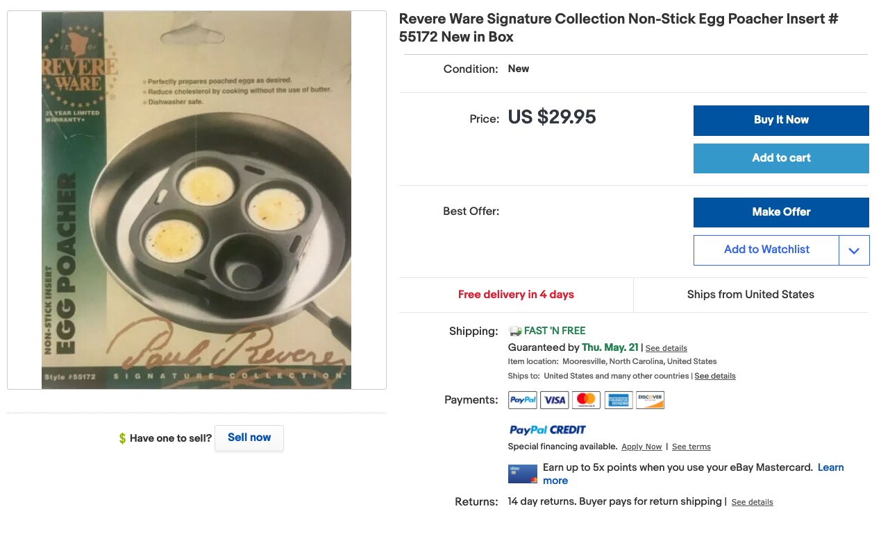 When Revere Ware began to lose its way Revere Ware Parts