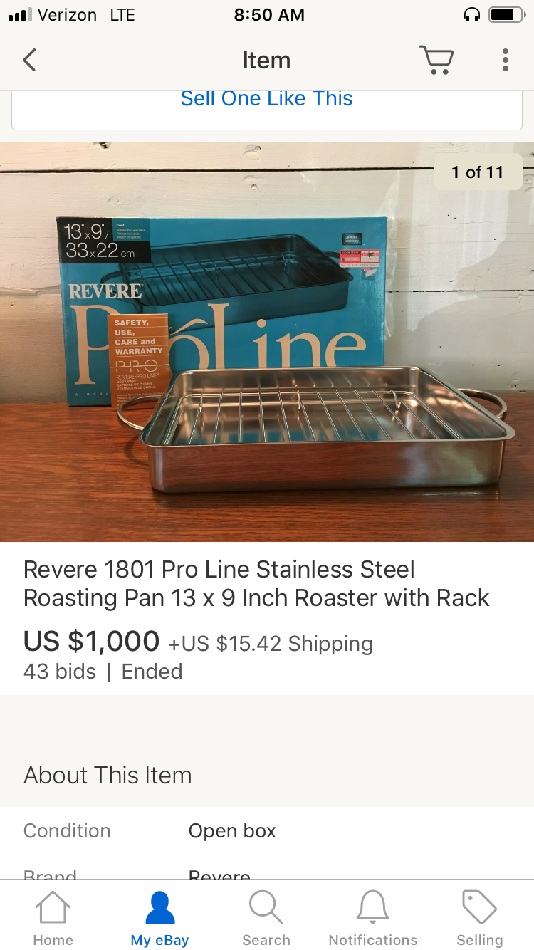 Revere ProLine Revere Ware Parts