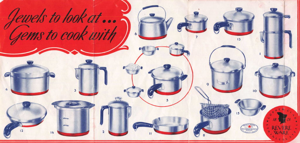 There's Nothing Like  Revere ware, Vintage kitchenware, Vintage stoves