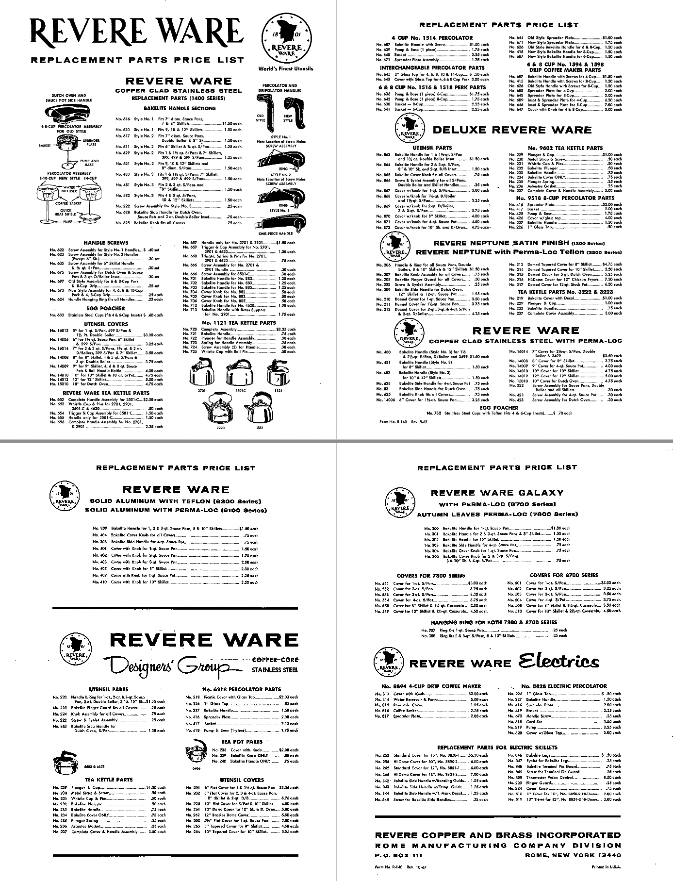 The history and future of Revere Ware replacement parts - Revere Ware Parts