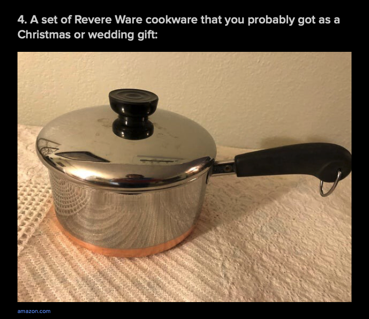 Revere Ware Copper Bottom 3 Qt Saucepan W/lid 7363 